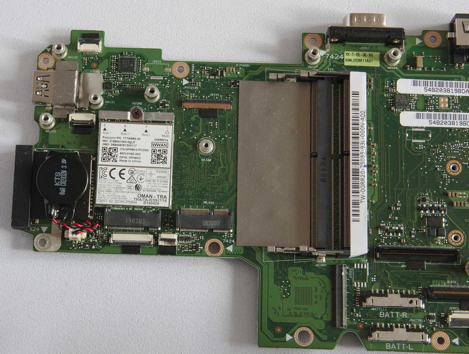 Płyta główna Dell Rugged 5424 | Model 0GRR20