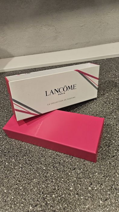 Pudełko box Lancome po miniaturach perfum