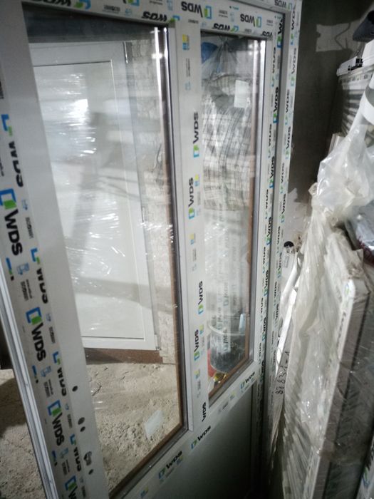 Металопластикові двері нові