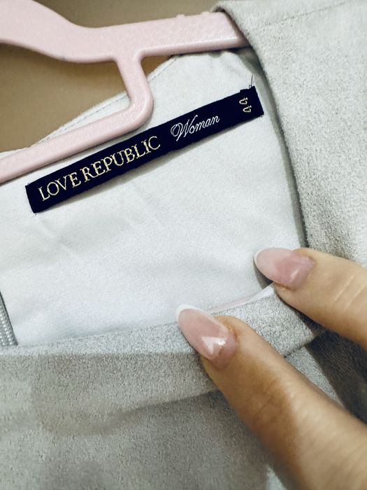 Sukienka Love Republic S M 36 38 zamsz zamszowa