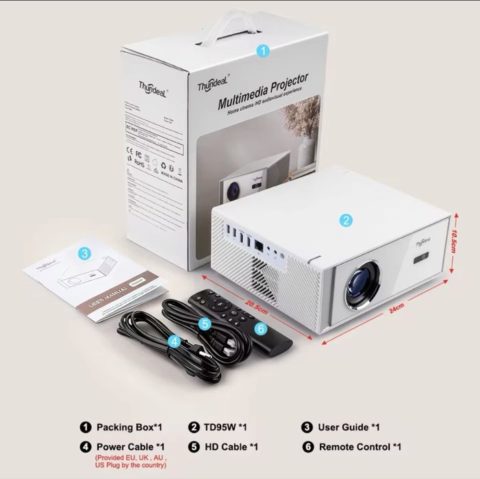 Проектор ThundeaL TD95W. В наявності