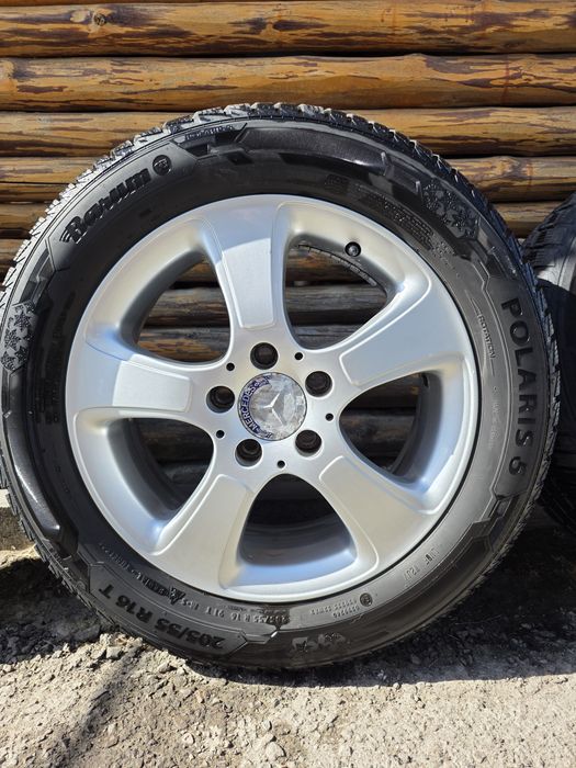 Диски, шини 205/55/16 6JxR16 5х112 Mercedes з датчики тиску