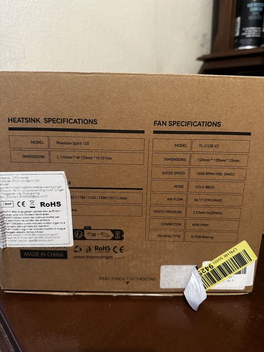 Air coolers Phantom Spirit 120