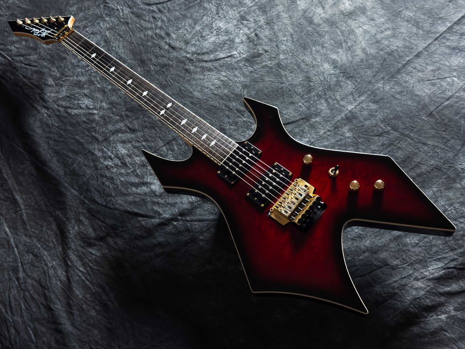 B.C. Rich Warlock-920JE See Through Red Burst