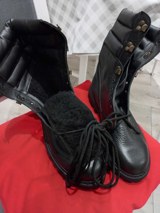 Buty skórzane taktyczne