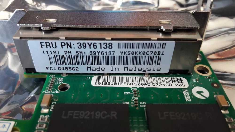 Placa de rede Quad-gigabit IBM 39y6138