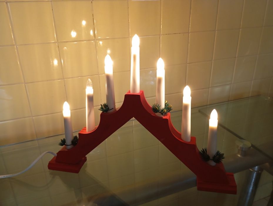 Ponte de velas de natal