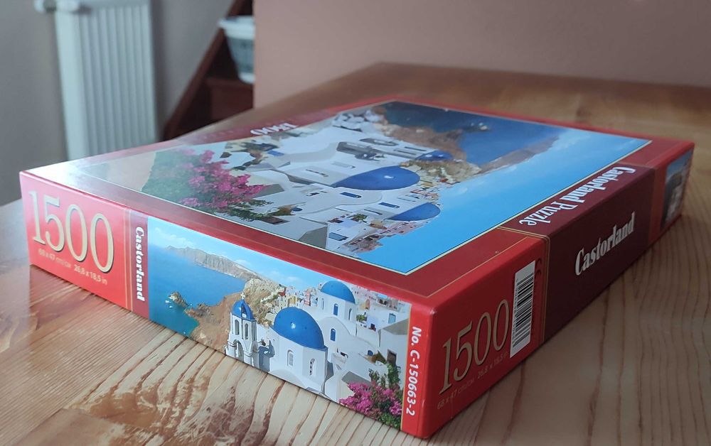 Puzzle Castorland 1500 elementów Santorini Grecja #6