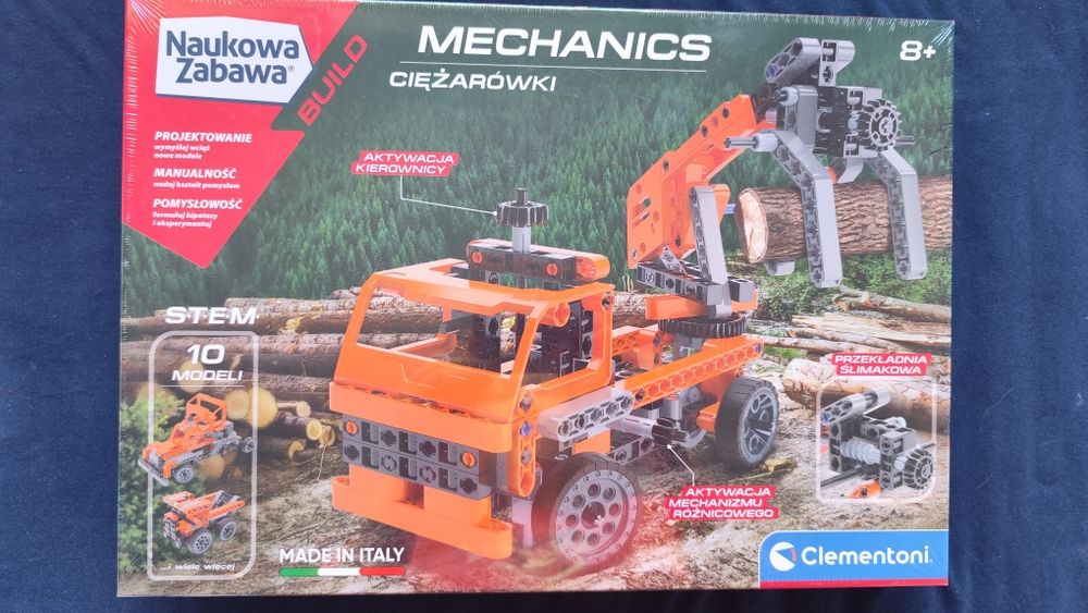 Klocki mechanice ciężarówki Clementoni