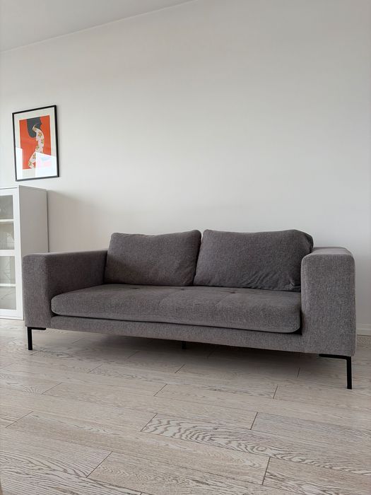 Szara sofa 100x200 cm - Toruń - Sits