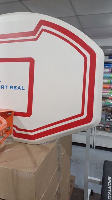 СКИДКА 15% Баскетбольный щит пластик 90×60см с кольцом усиленный 45см.