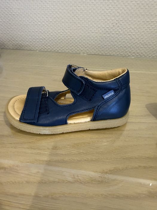 Skórzane sandałki dziecięce MRUGAŁA FLO BLU LICO 27