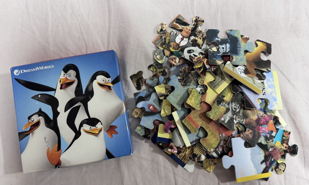 Quebra - cabeça do Madagascar - Happy Meal