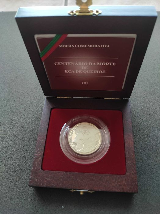 Moeda 500$ Proof - Eça de Queiroz