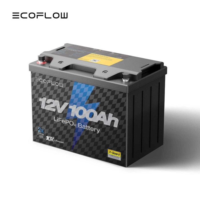 Акумулятор LiFePO4 для ДБЖ з BMS 12.8В 100А 1.28Квт G27 EcoFlow USA
