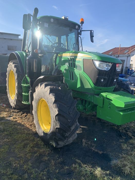 John deere 6120 m klima pneumatyka