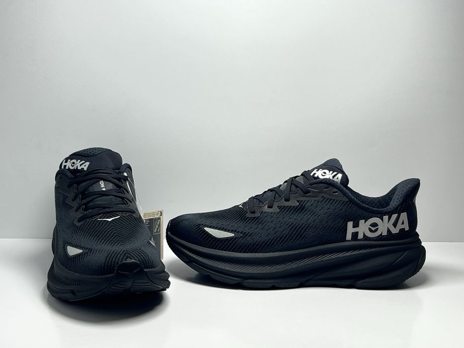 41-26см ОРИГІНАЛ 100% Кросівки HOKA CLIFTON 9 GORE-TEX BLACK 1141490F BBLC
