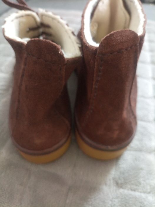 Buty brązowe zamszowe unisex 41 vintage