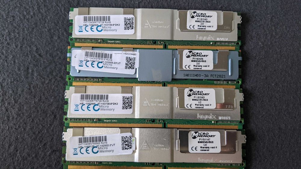 Серверна оперативна пам'ять DDR2 Hynix 2x4GB 5300F