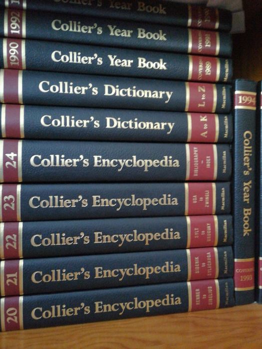 Collier's Encyclopedia, Collier's Dictionary, and Collier's Year Book64283843420547122