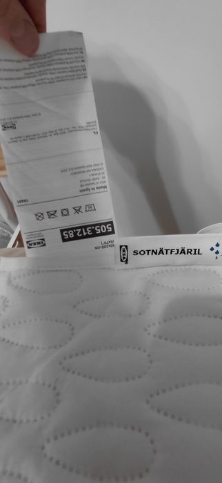 Łóżko LEIRVIK 140*200 z materacem