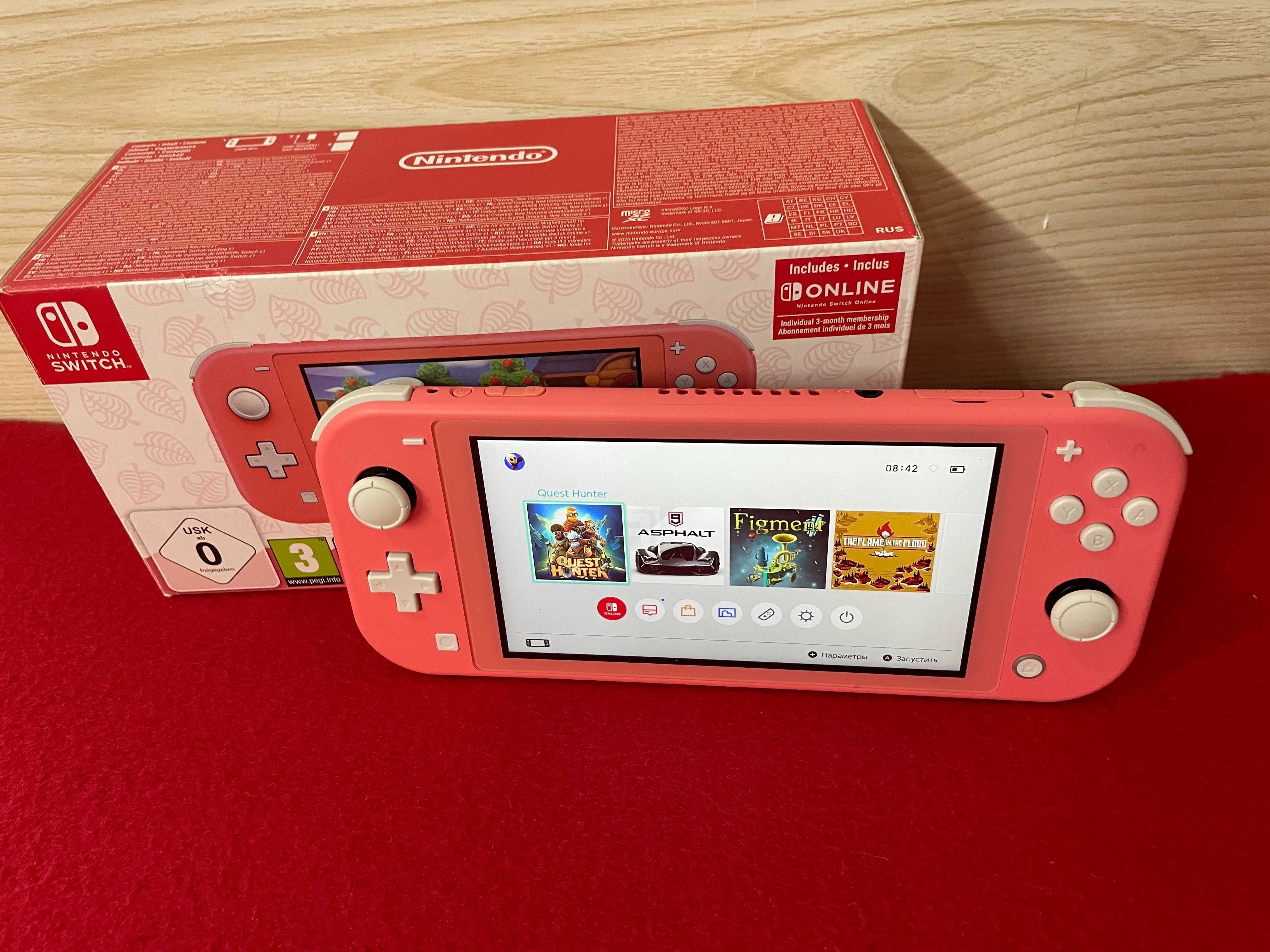 Купить приставку рязань. Nintendo Switch Lite Coral. Игровая приставка Nintendo Switch Lite коралловый. Nintendo приставка оранжева 2020. Нинтендо свитч СПБ.