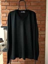 sweter męski w serek rozm. XXL czarny