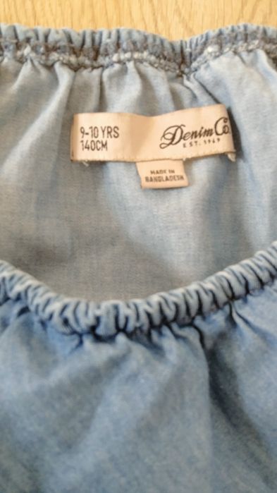 Sukienka hiszpanka jeansowa 140