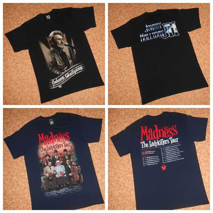 Футболки Jimi Hendrix Status Quo Madness Mike Portnoy Johnny Cash ін.
