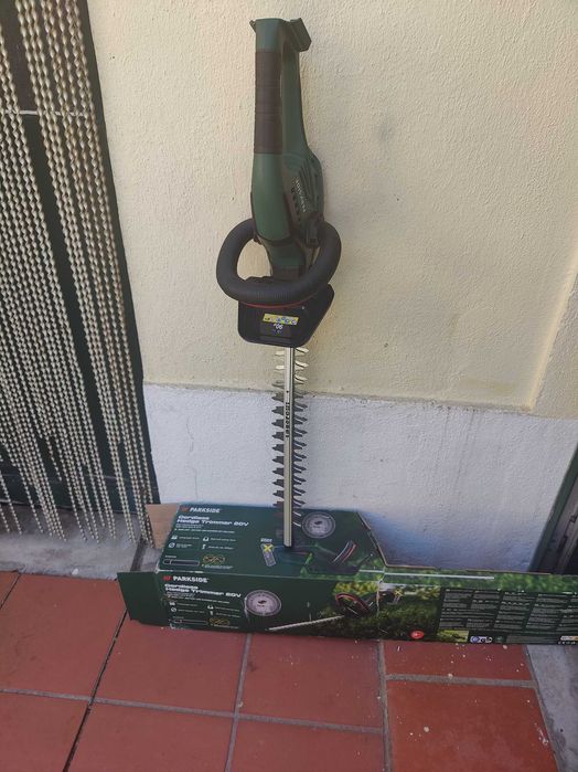 máquina de cortar arbustos parkside