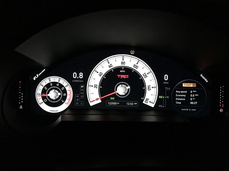 Новинка!! Toyota FJ Cruiser приборная панель FULL LED