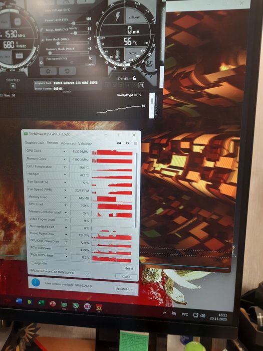 Видеокарта MSI  GAMING  GTX 1660  КАК НОВАЯ! пломба и другие