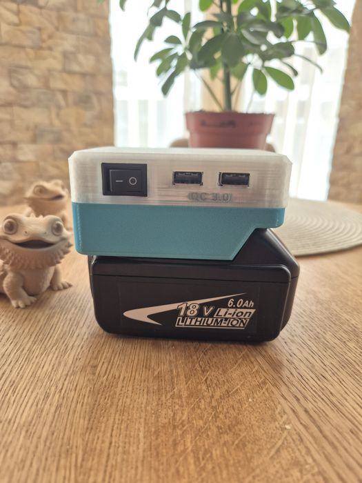 Адаптер макіта зарядна станція Makita QC 3.0, PD 65w