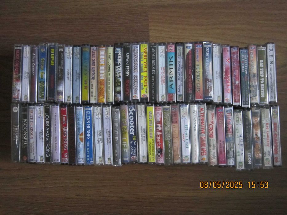 аудіокасети с записом гуртів Iron Maiden,Judas Priest