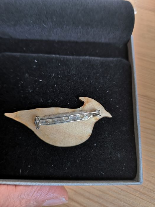 Broszka jemiołuszka dwukroopek