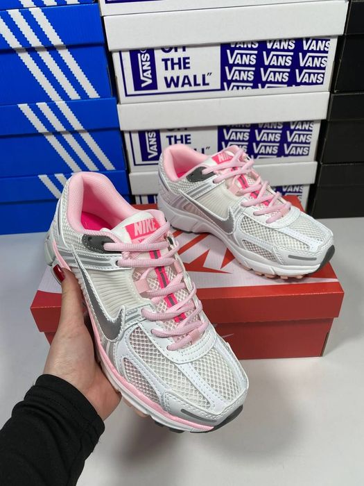 Nike Vomero 5 white pink / женские кроссовки / кросівки найк 38 39 40