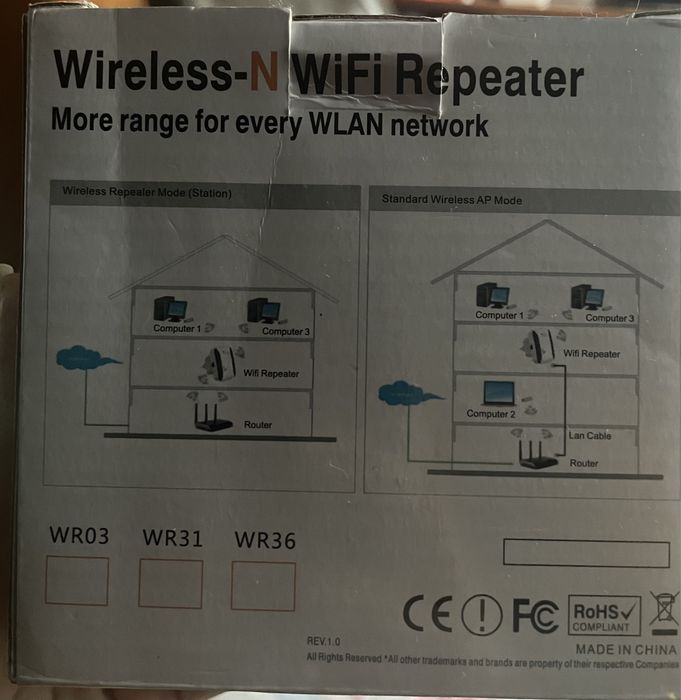 Wireless-N WiFi Repeater