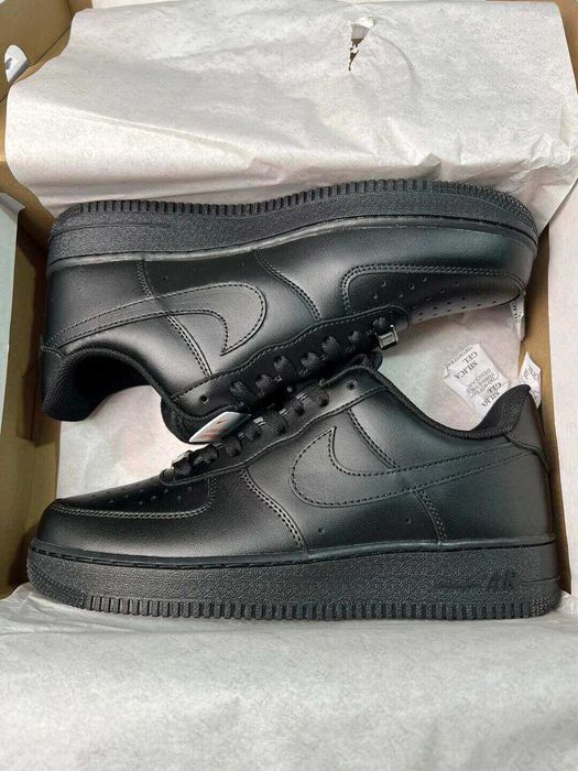 Buty sportowe Nike_Air_Force_1_Low_07_black_Gum Rozmiar.44