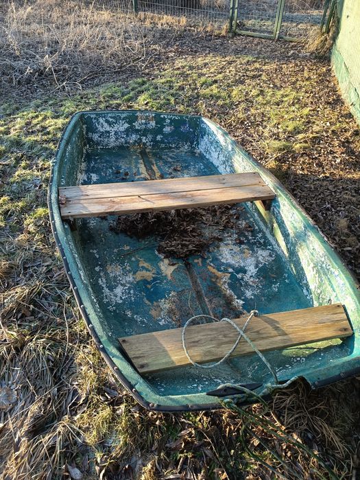 Łódka wędkarska z włókna szklanego