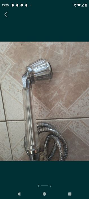 Słuchawka prysznicowa.