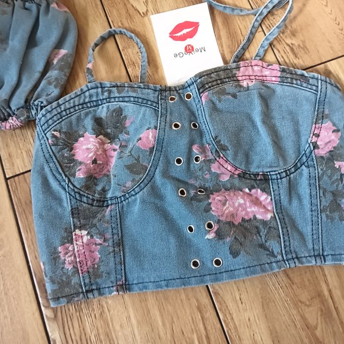 Komplet m dżinsowe cienki