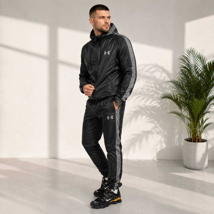 Чоловічий спортивний костюм Under Armour плащівка вітрозахисний (S-XXL)