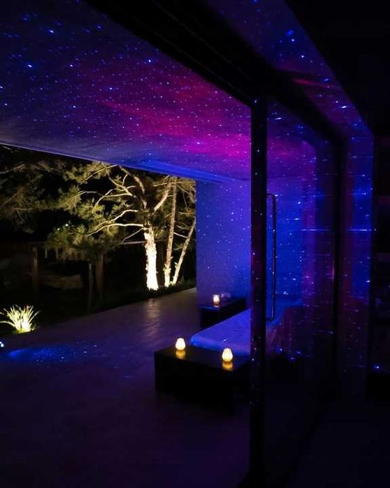 Lampka Nocna Laserowy Projektor Gwiazd Rzutnik Dla Dziecka Pilot