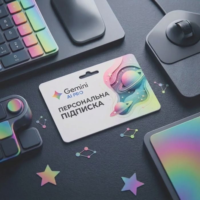 Gemini AI PRO + Veo 3.6 + NBPro | Google One (5 ТБ) – 18 місяців