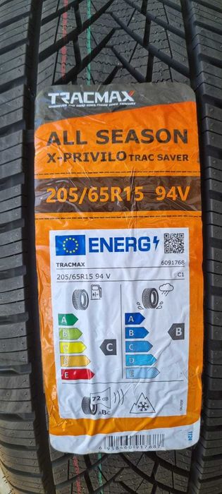 Nowe opony całoroczne TRACMAX TRAC SAVER AS01 205/65R15 94V