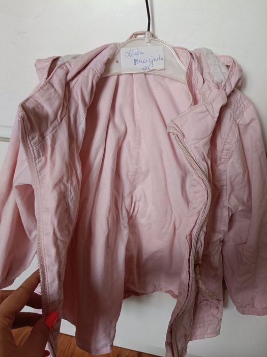 Kurtka / parka dla dziewczynki r.92