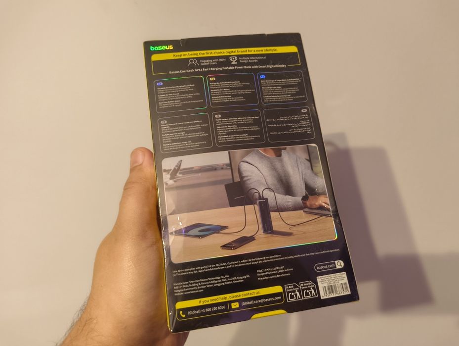 Повербанк Baseus Energeek GP12 20800mAh Новий