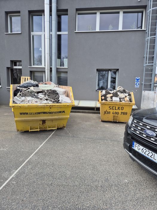 NAJLEPSZA OFERTA Kontenery skipy wywóz gruzu odpadów śmieci Gorzów Wlk