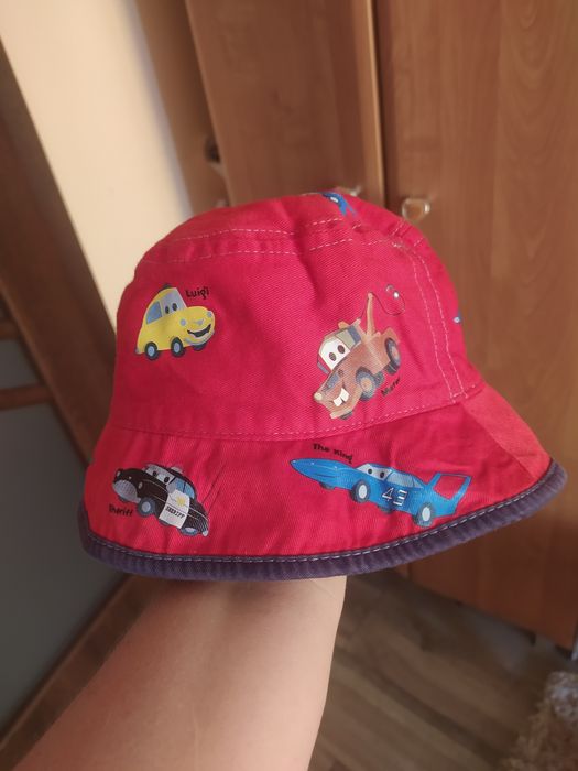 Kapelusz od słońca McQueen kapelusik czapka 48 cm 1 rok 12 miesięcy 80