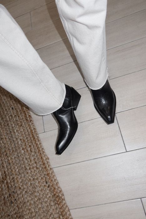 казаки Zara, шкіра, 37